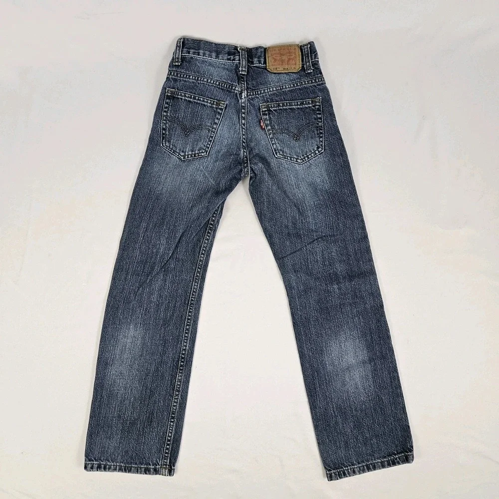 Levi's 505 Boys Jeans Size 10 Slim 23x25 Straight Leg